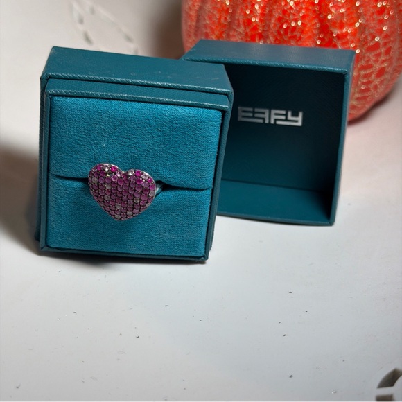 Effy Pink Heart Ring - Picture 3 of 6